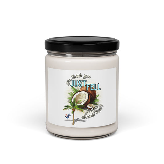 Coconut Cream & Cardamom Scented Soy Wax Candle, 9oz