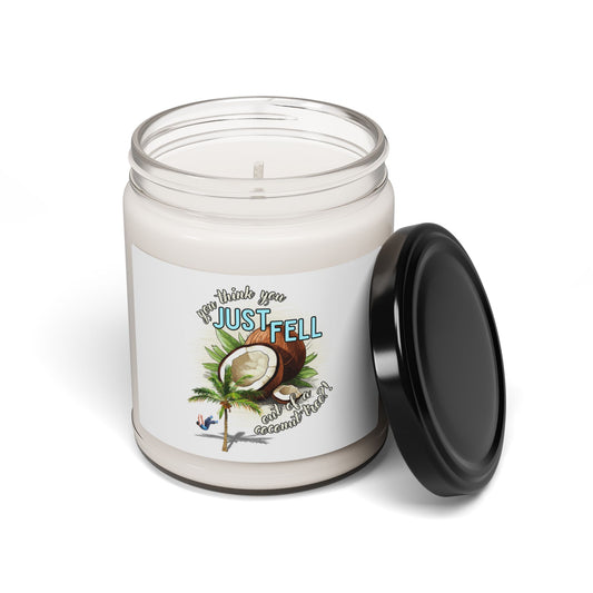 Coconut Cream & Cardamom Scented Soy Wax Candle, 9oz