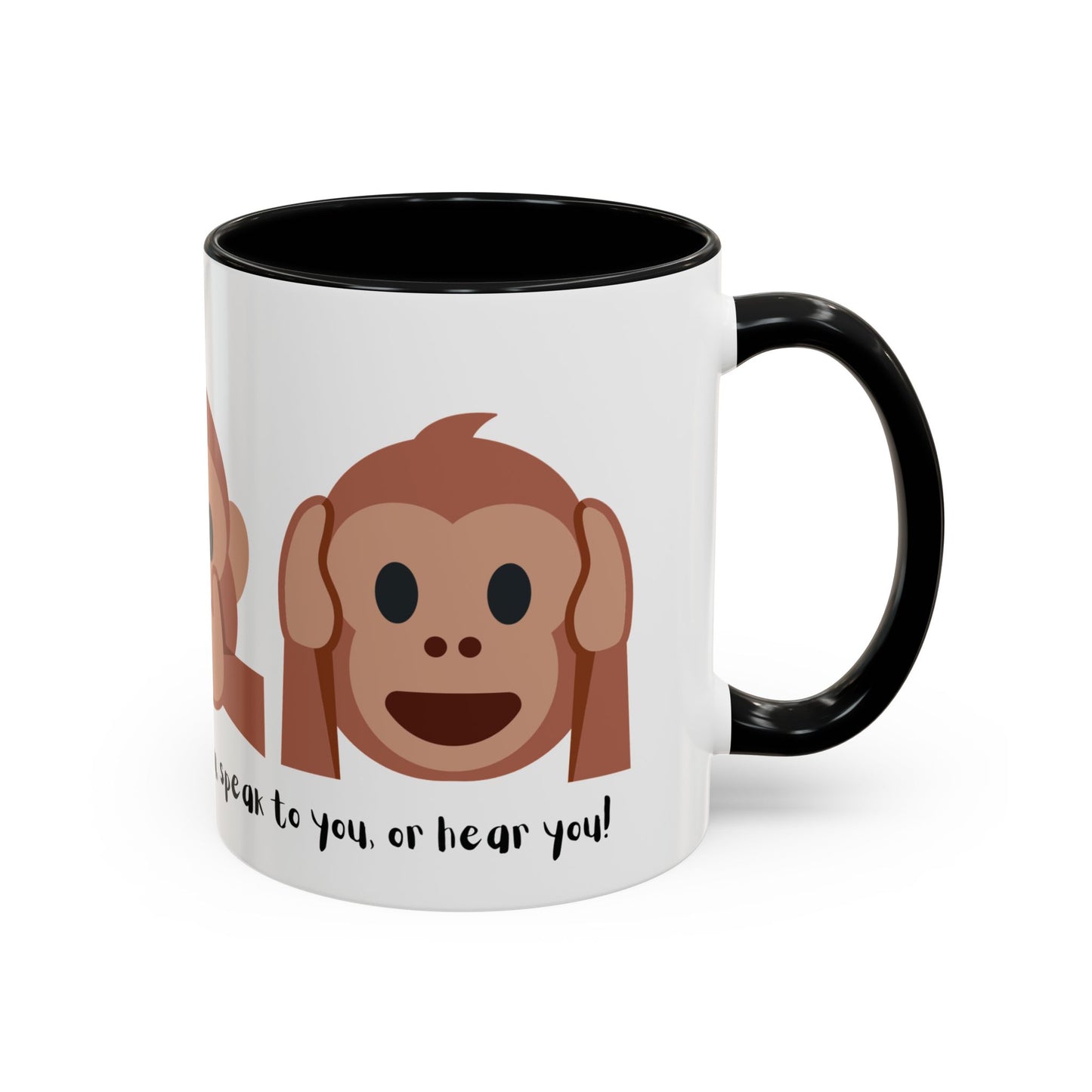 See, Speak, Hear No Evil Monkey Mug