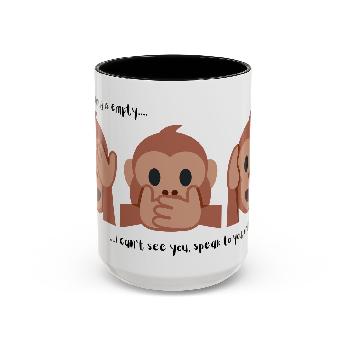 See, Speak, Hear No Evil Monkey Mug
