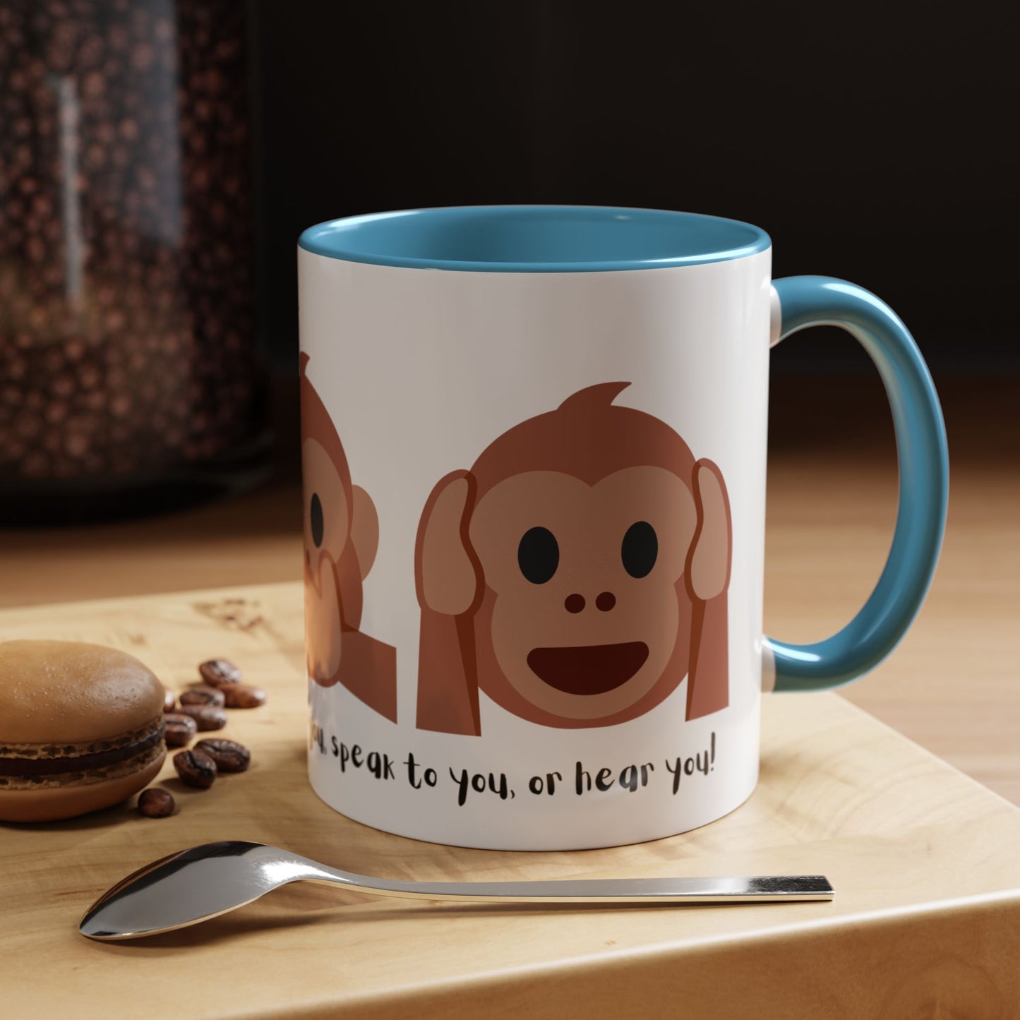 See, Speak, Hear No Evil Monkey Mug