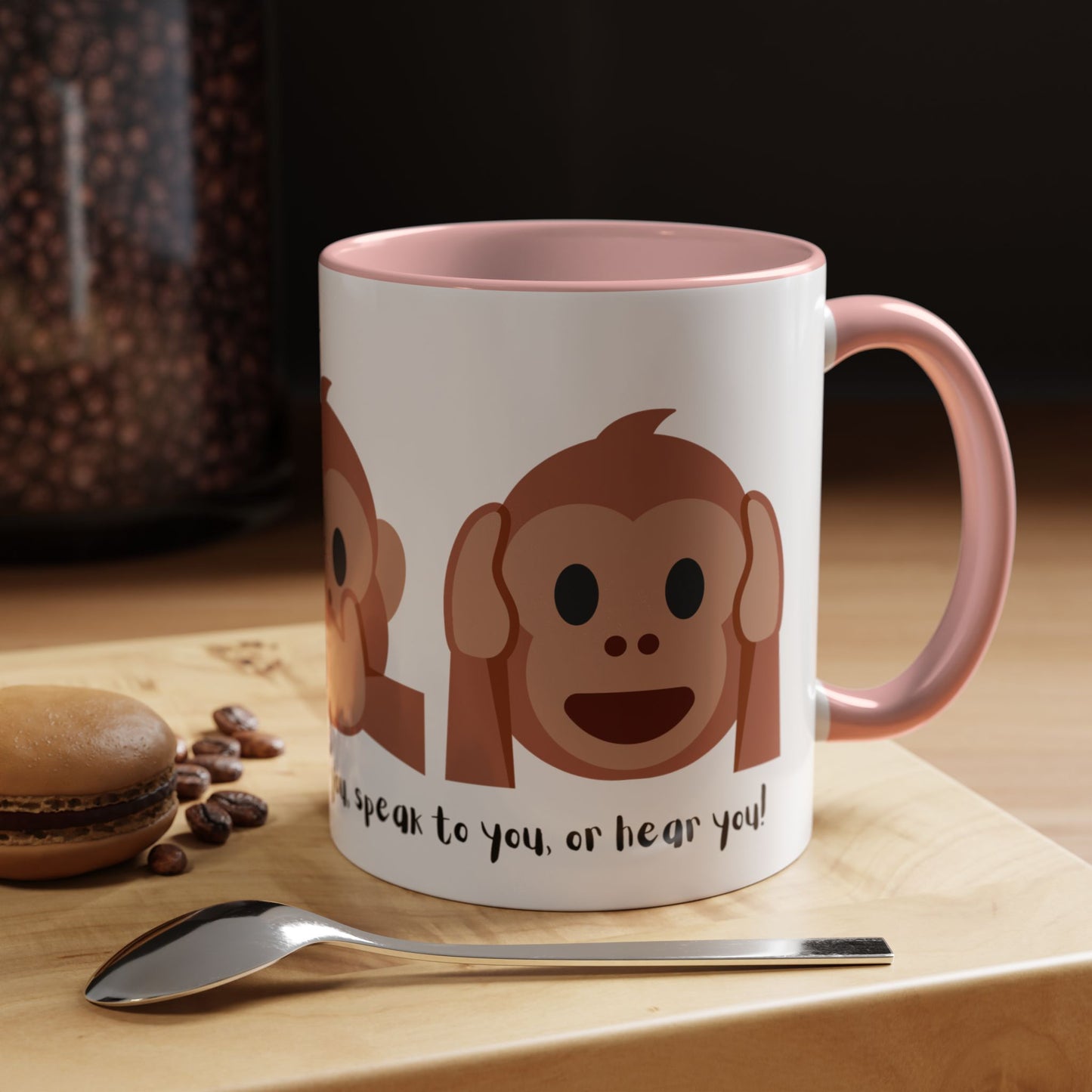 See, Speak, Hear No Evil Monkey Mug