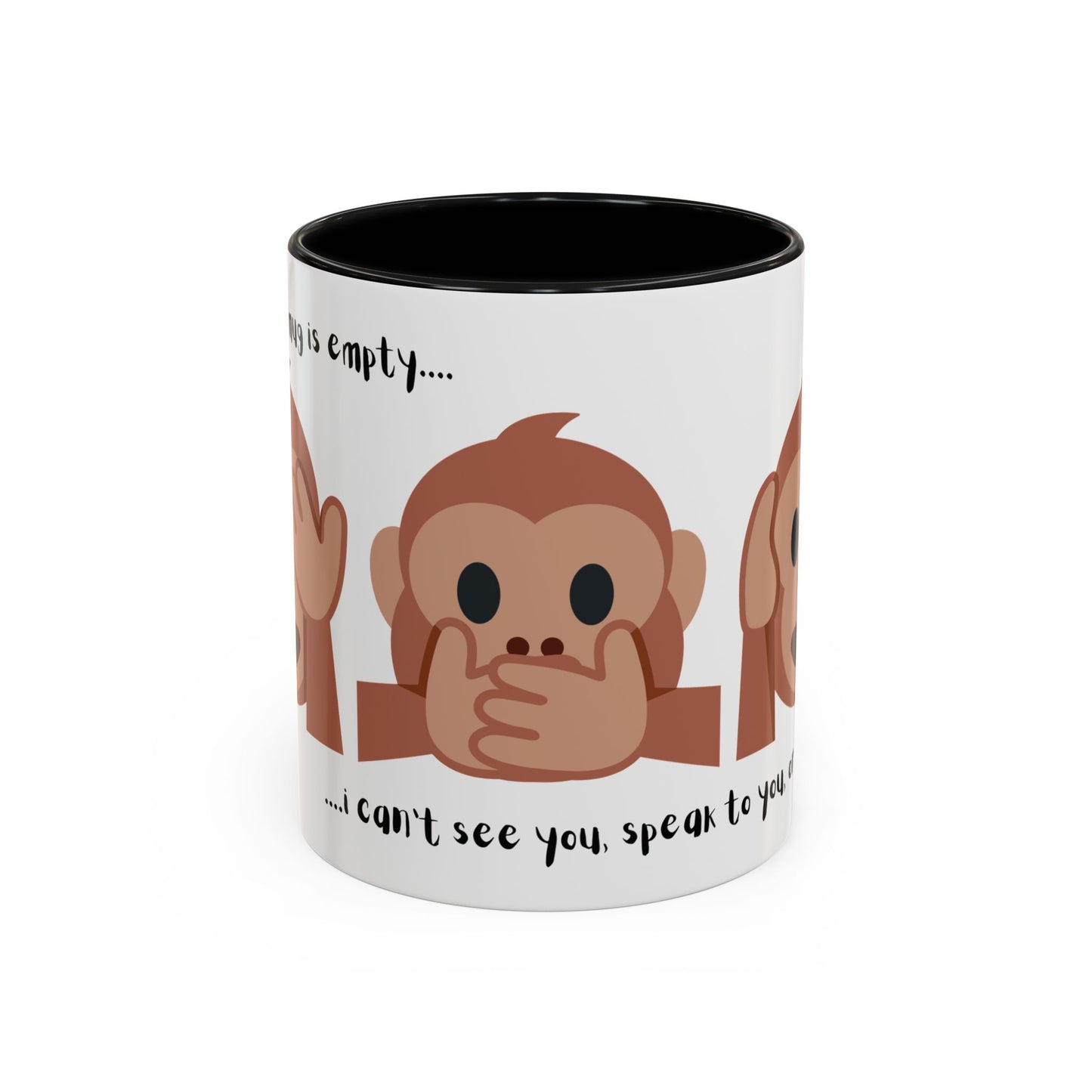 See, Speak, Hear No Evil Monkey Mug