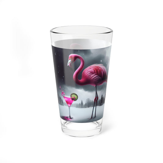 Flamingo Having A Cocktail