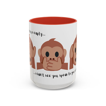 See, Speak, Hear No Evil Monkey Mug