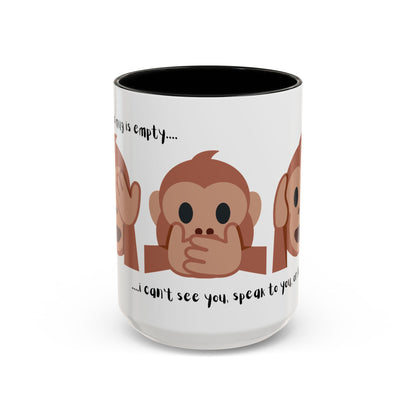 See, Speak, Hear No Evil Monkey Mug
