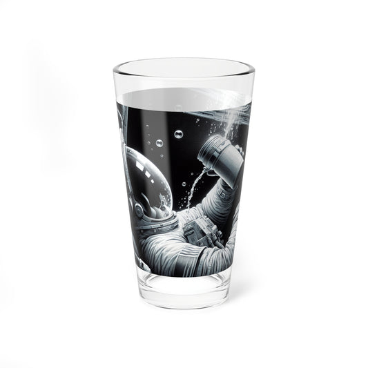 Astronaut Drinking On The Job