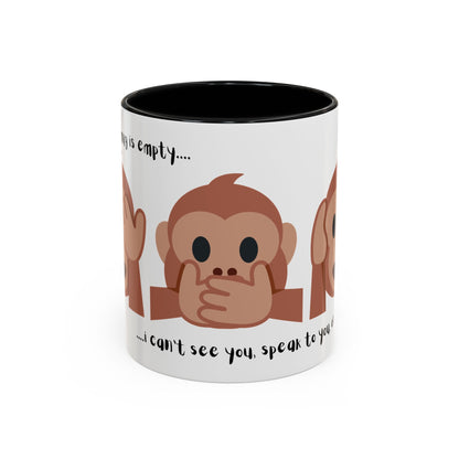 See, Speak, Hear No Evil Monkey Mug