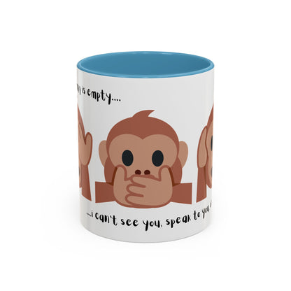 See, Speak, Hear No Evil Monkey Mug