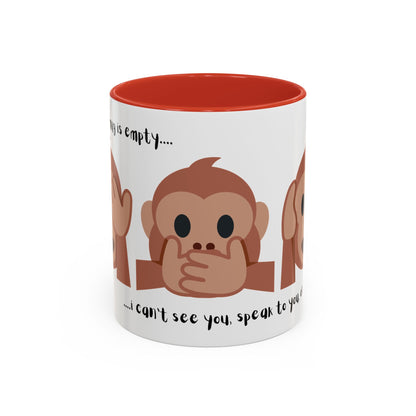 See, Speak, Hear No Evil Monkey Mug